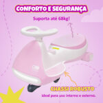 Carrinho Elétrico Grande - Cor Rosa - Imagem 9