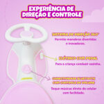 Carrinho Elétrico Grande - Cor Rosa - Imagem 6