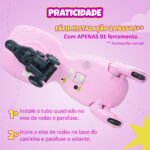 Carrinho Elétrico Grande - Cor Rosa - Imagem 5