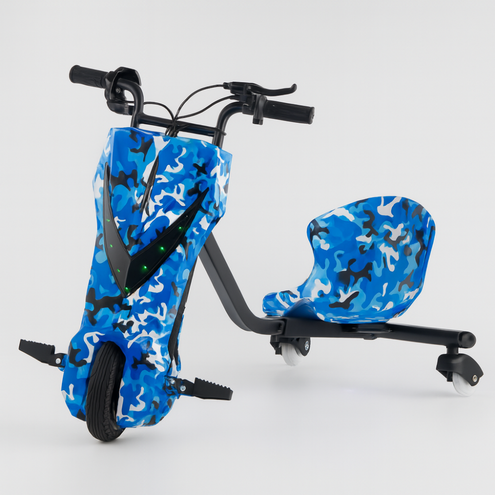 Carrinho Elétrico 8″ – Cor Azul