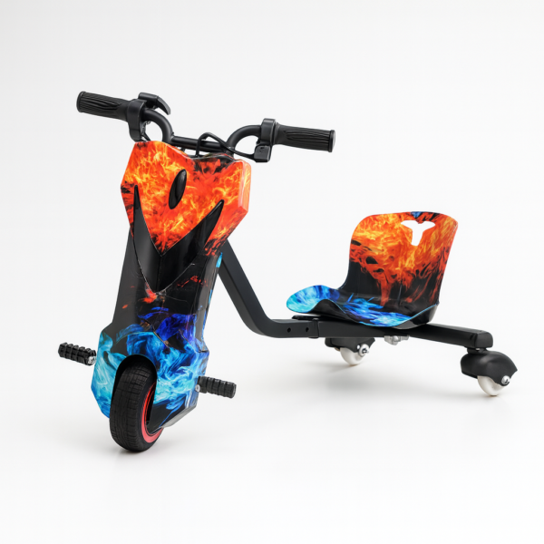 Triciclo Drift 6.5" – Água e Fogo