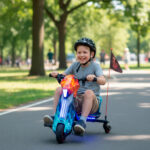 Carrinho Elétrico 6.5″ – Agua/Fogo - Imagem 4