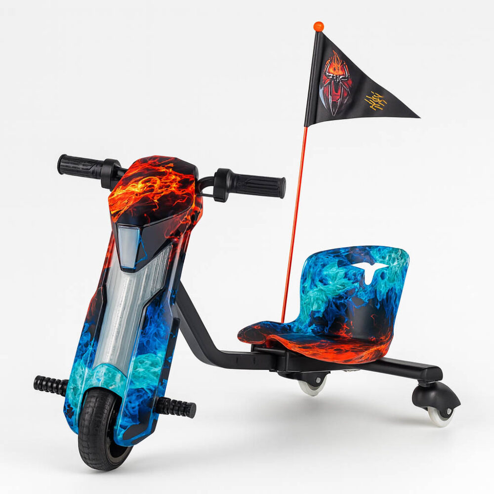 Carrinho Elétrico 6.5″ – Agua/Fogo