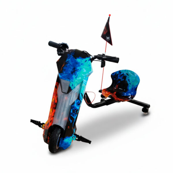 Triciclo Drift 8" – Água e Fogo
