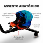 Carrinho Elétrico 8″ – Cor Agua e Fogo - Imagem 9