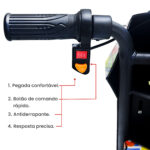 Carrinho Elétrico 8″ – Cor Azul - Imagem 9